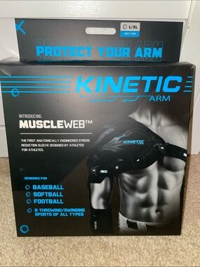 Kinetic Arm MuscleWeb Stress Reduction Sleeve Baseball Adult Right L/XL